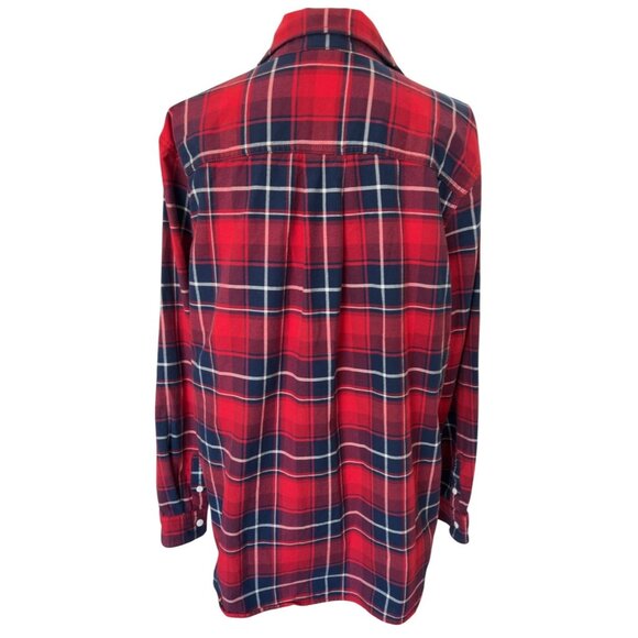The North Face women's plaid button down 100% cotton Size Large - Picture 3 of 10